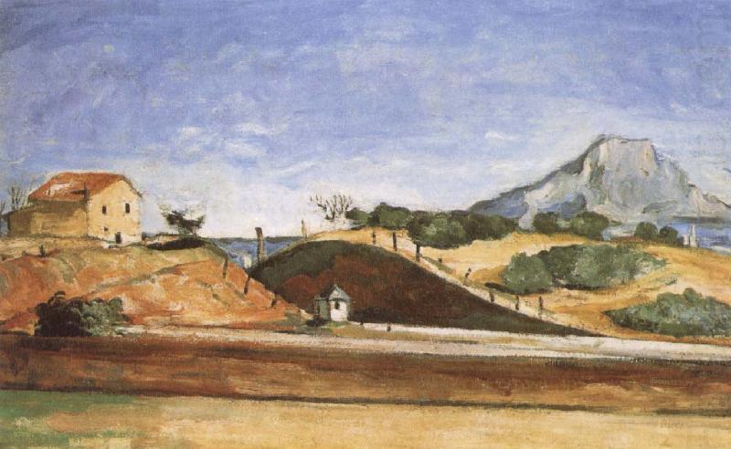 The Railway cutting, Paul Cezanne